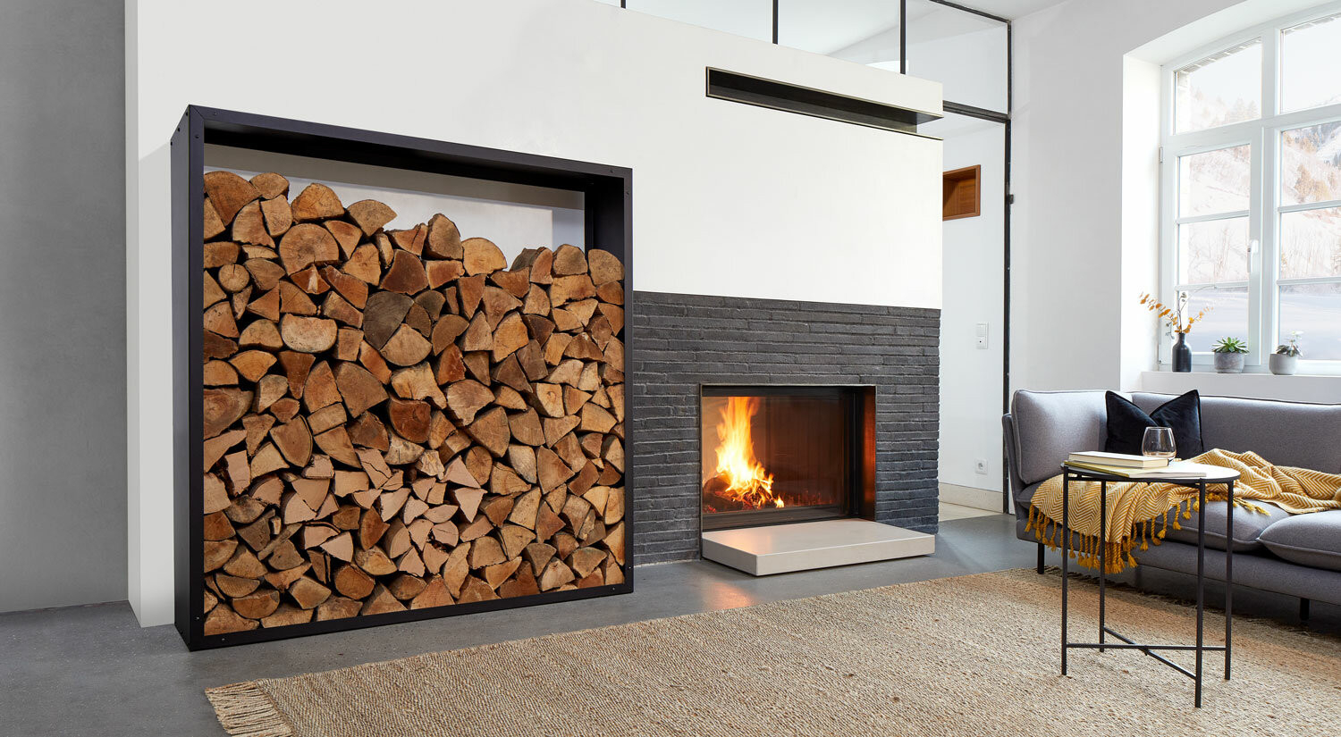 Firewood Log Rack - Firewood Storage You'Ll Love | Regalraum in Brennholzregal Wohnzimmer