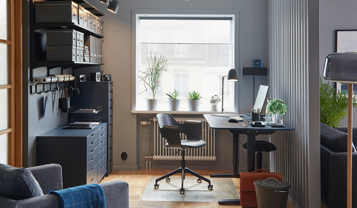 Home Office Im Wohnzimmer – Tipps &amp; Ideen - Ikea Schweiz pertaining to Schreibtisch Im Wohnzimmer
